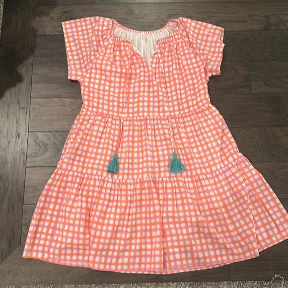 THML Pink/Orange/White Patterned Dress Sz M - Picture 8 of 12